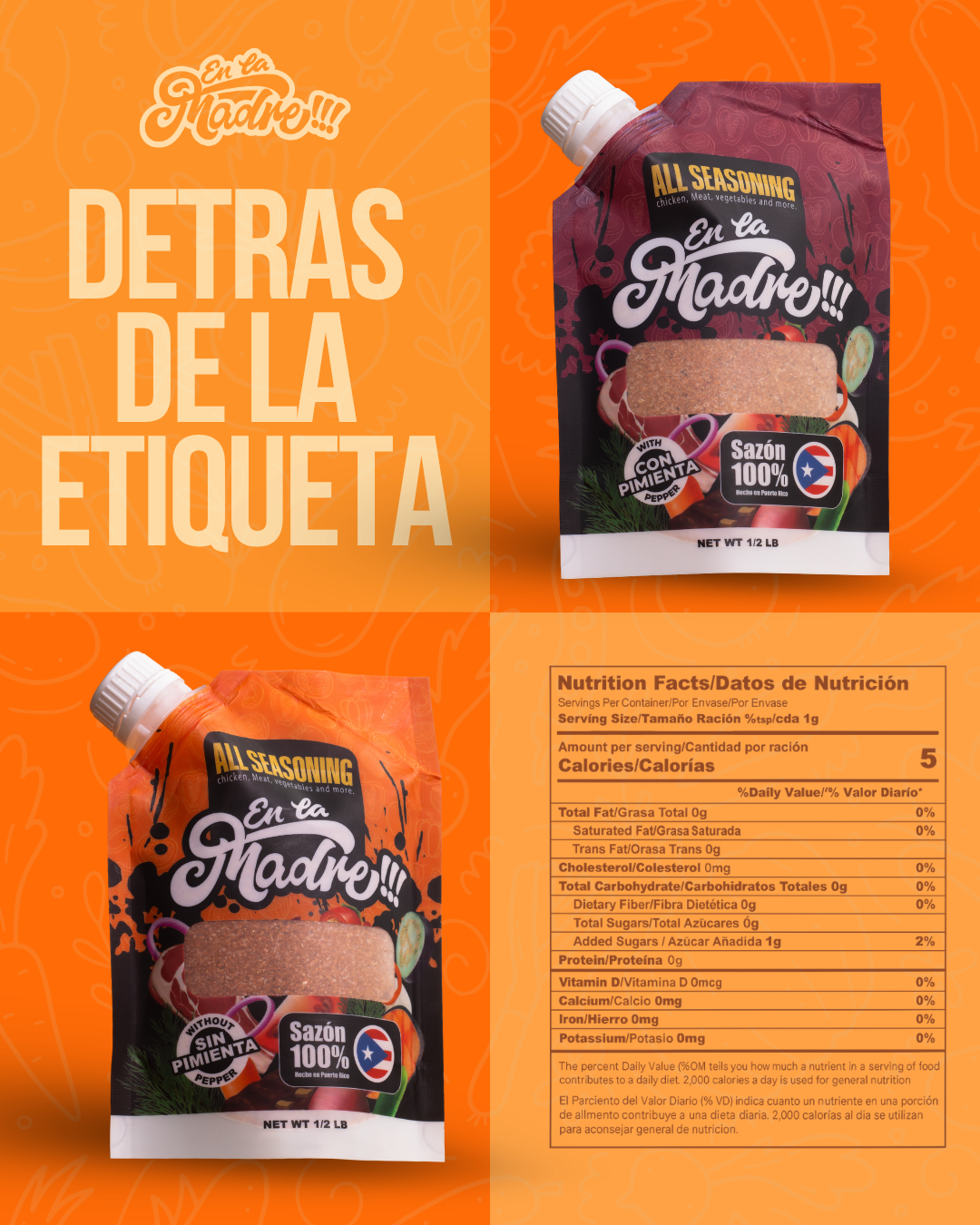 All Seasoning Sin Pimienta 1 Lb