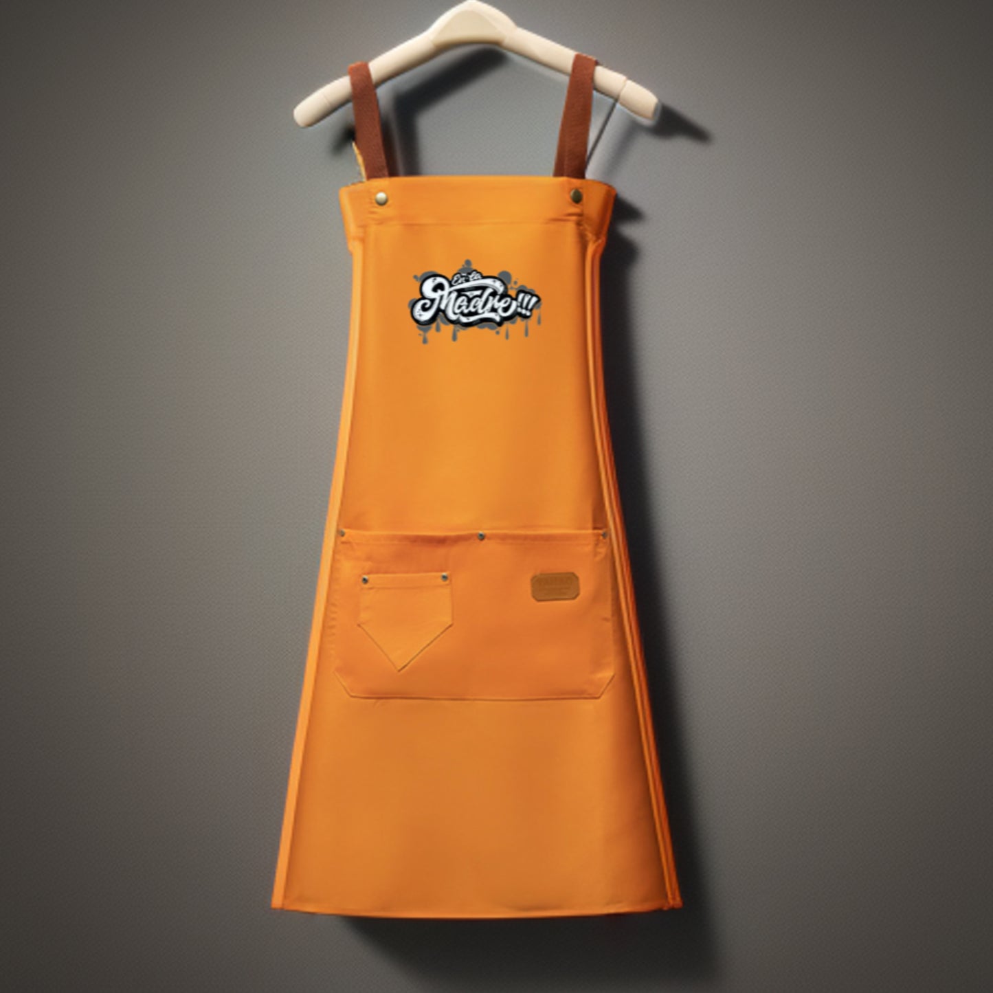 orange apron