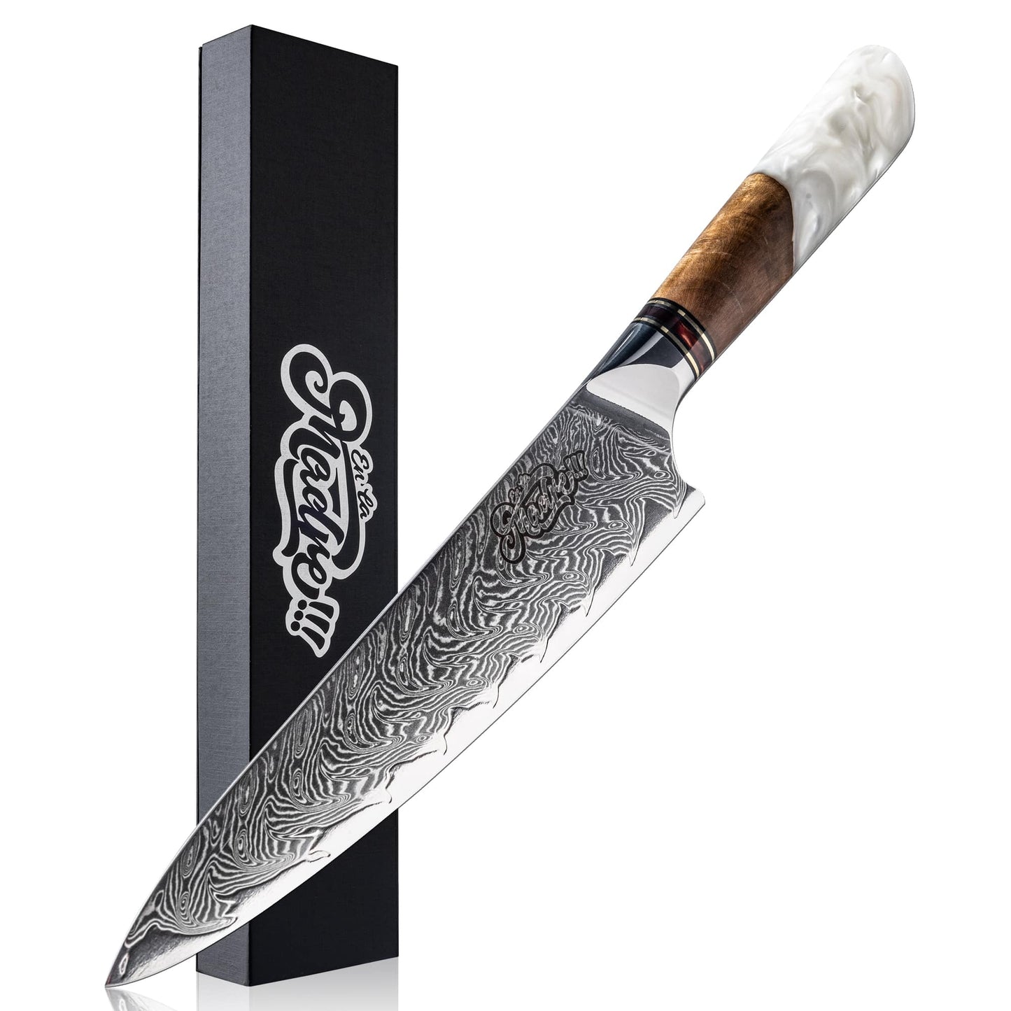 Damascus Step Chef Knife